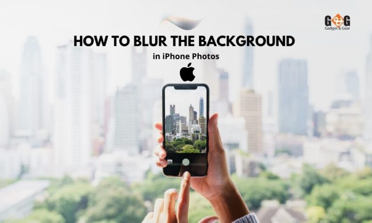 How to Blur the Background in iPhone Photos