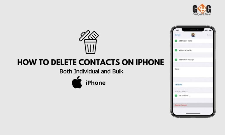 How to Delete Contacts on iPhone Both Individual and Bulk