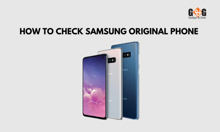 How to Check Samsung original phone